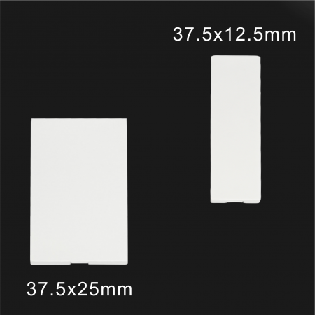 Blank/Half Blank - Sub-Insert, Blank 37.5x25mm, Half Blank 37.5x12.5mm