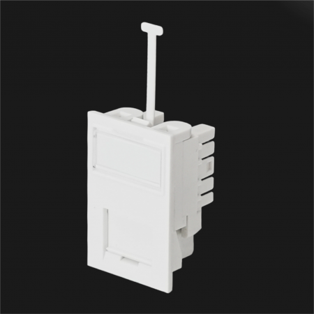 Cat 6 Shuttered - LJ6c Cat 6 Sub-Insert 1P, Shuttered 1-Port, 37.5x25mm
