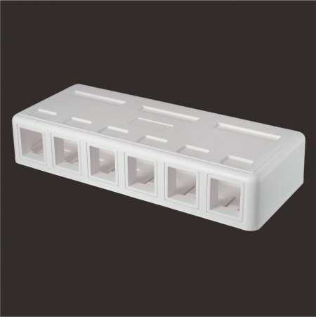 6-Port - 6-Port Surface Mount Box