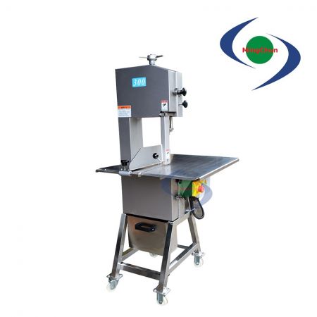 Stainless Steel Vertical Meat Band Saw Cutting Machine (220V 1.5HP 2HP 3HP) - Stainless steel high speeds band saw can slice frozen meat and fish.
