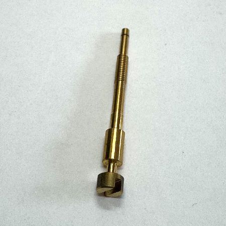 Precision CNC Machined Brass Slotted Special Threaded Component - Showcasing copper slotted products.