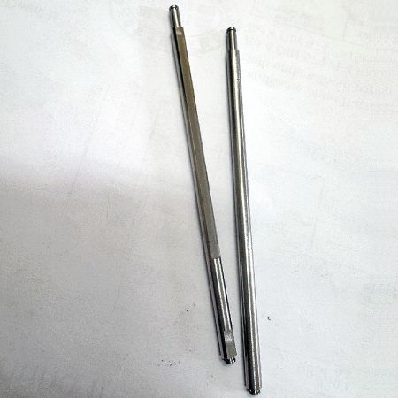 Precision CNC Machined 304 Stainless Steel Shaft - Providing integrated edge chamfering and slotting solutions to fulfill customer needs.
