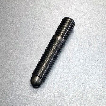 High-Precision CNC Machined Threaded Rods - Precision threaded rod with rounded end and rolled threads for stable fastening.