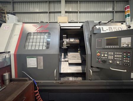 We have three CNC lathes.