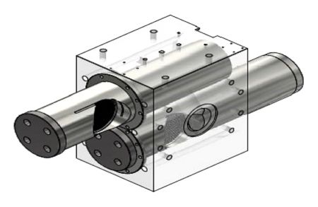 Double Pillar Hydraulic Screen Changer (Ring Type) - This product is a Double Pillar Hydraulic Screen Changer (Ring Type)