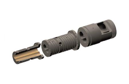 Conical Twin Barrel - This is a schematic diagram of the conical twin barrel
