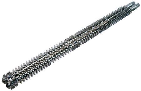 Parallel Twin Screw - Parallel twin screws are mostly used in extruders and that is one of the key components of the extruder