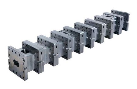 Assembled view of the barrel