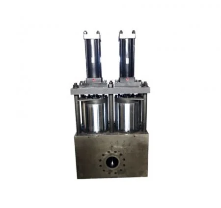 Double Pillar Hydraulic Screen Changer