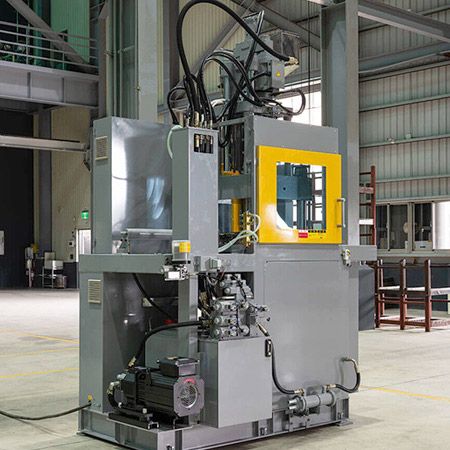 Hybrid Vertical Toggle injection machine.