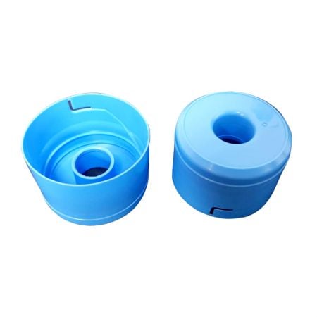 The hybrid injection molding machine products-5gal bottle cap.