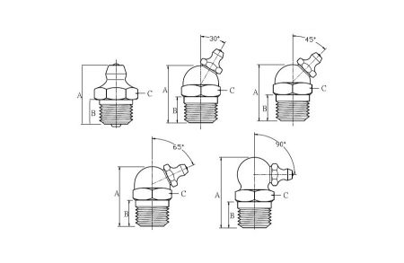 SAE Grease Nipple Drawing