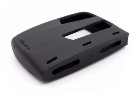 Étui de protection en silicone personnalisé pour GPS de cycliste.