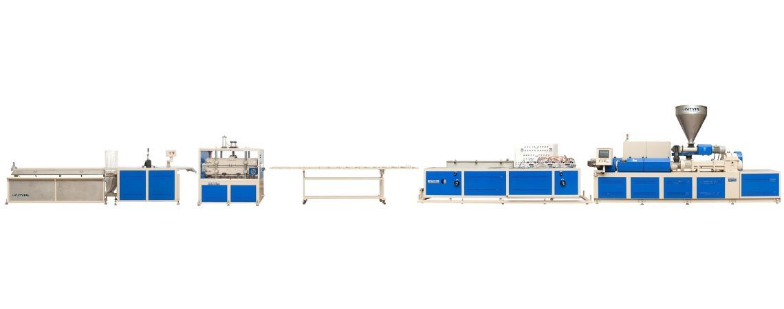 Dual Line Type Profile Extrusion Line - Dual Line Type Profile Extrusion Line