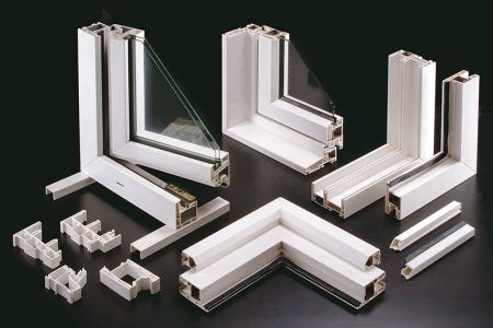 Дизайн пластикового профиля для окон в качестве справки.