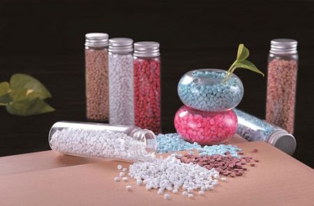 Pellet produced by Die-Face Cutter Type Pelletizing Machine - Die-Face Cutter Type Pelletizing Machine