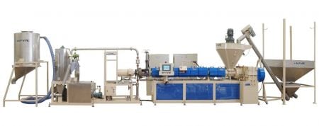 Under-Water Type Recycling Machine - Under-Water Type Pelletizing Extrusion