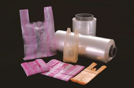 For PE Shopping Bag / T-Shirt Bag / Agriculture Film / ... etc. application produced by Up Forward Type Blown Film Extrusion - Up Forward Type Blown Film Extrusion