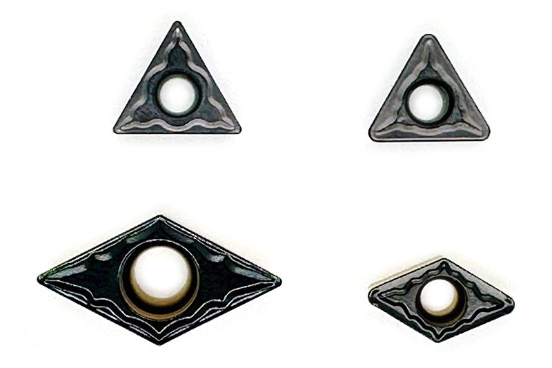 Sisipan pemotong positif adalah alat pemotong yang digunakan untuk operasi pembubutan. Pembubutan adalah proses pemotongan rotari yang digunakan untuk menghilangkan material dari benda kerja untuk menciptakan bentuk eksternal yang diinginkan atau lubang internal.