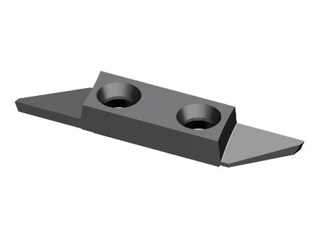 Right-hand Double Hole Grooving Carbide Inserts