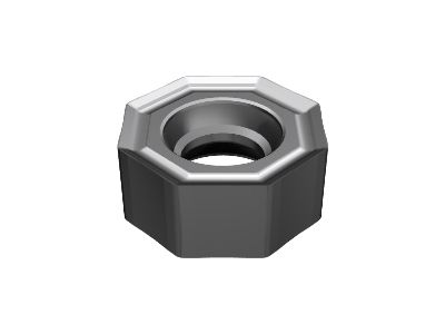 Double sided octagonal milling inserts adapt to Iscar inserts.