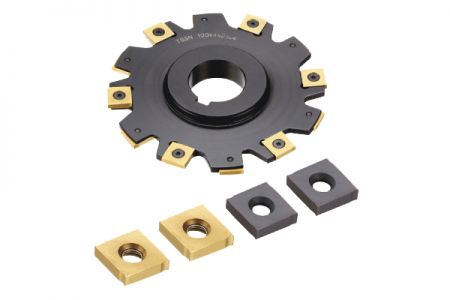 Slotting Milling Inserts - Slotting milling inserts are cutting tool attachments used for grooving. Typically used in grooving or slot milling operations in machining to create slots, channels or cuts in a workpiece