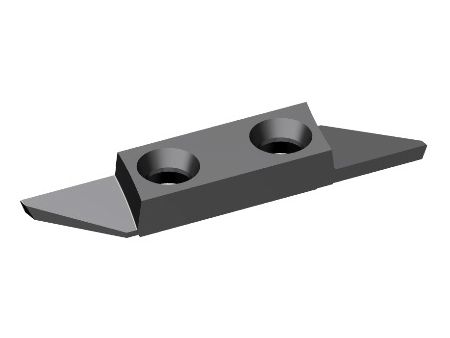 Left-hand Double Hole Grooving Carbide Inserts - Guass