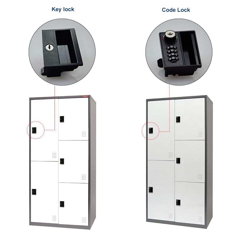 Boîte de verrouillage de clé, boîte de verrouillage combinée avec code pour  le stockage de clé de maison, casier de porte combiné