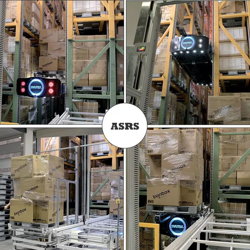 स्वचालित संग्रहण और पुनर्प्राप्ति प्रणाली (ASRS)