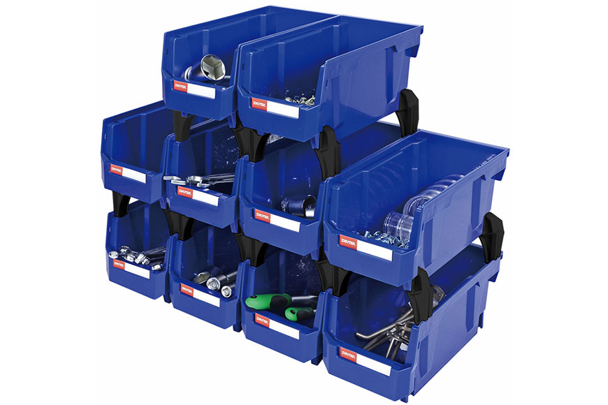 Solve Garage Storage Issues With Strong Stackable Bins