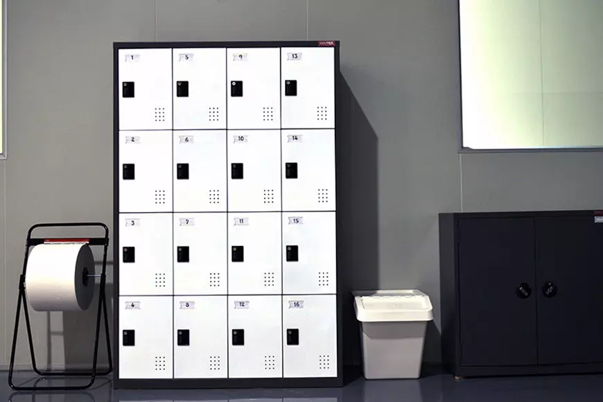 Metal Locker Cabinet with combination lock