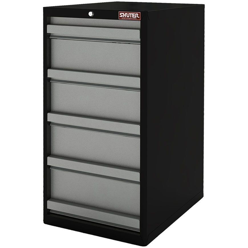 Heavy Duty Metal Tool Cabinet - 100cm Height with 5 Drawers for