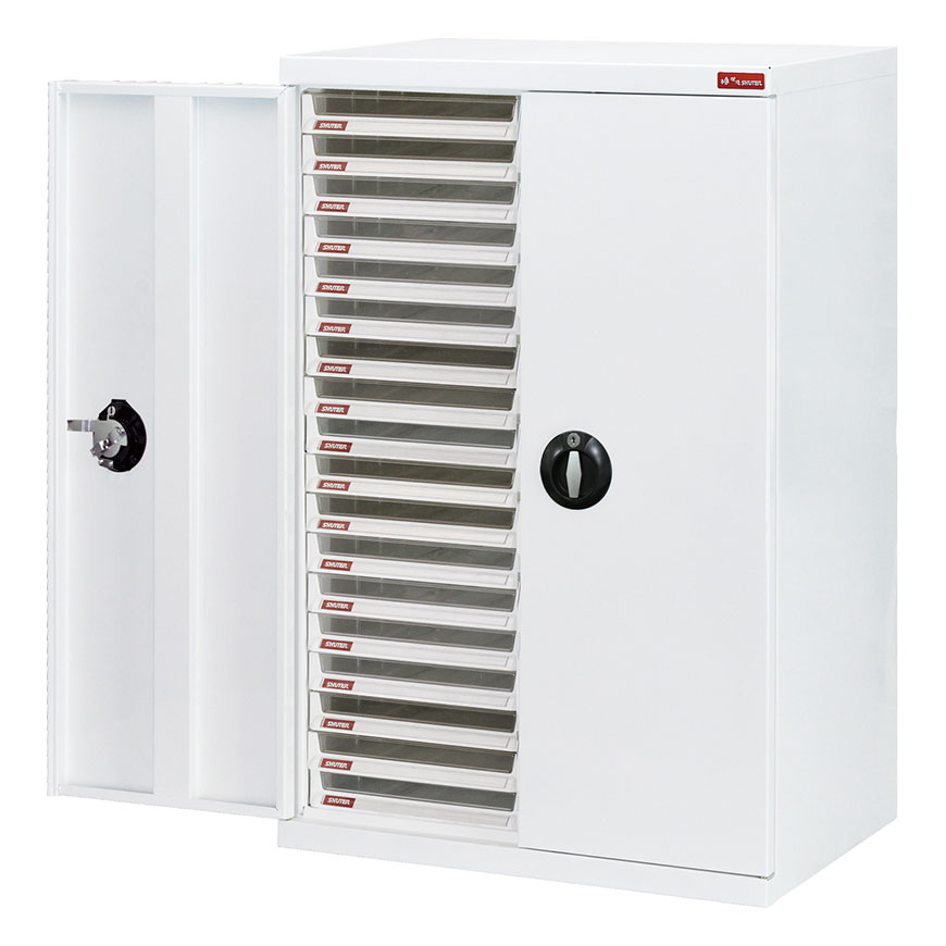 Việc thêm các cửa khóa chắc chắn làm cho đây là một trong những tủ hồ sơ an toàn nhất mà bạn sẽ thấy trên thị trường ngày nay.