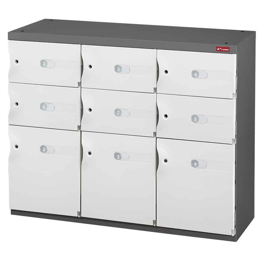 Help your staff or customers to securely store their items by installing these office organizers.