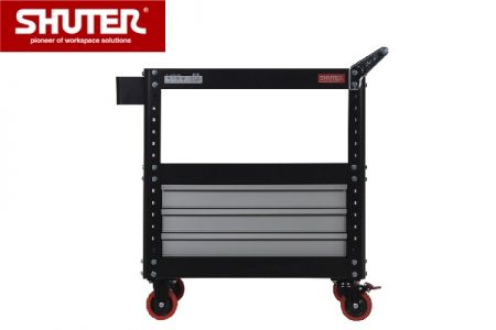 Tool cart with 3 drawers on the bottom