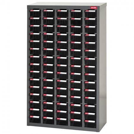 Tủ lưu trữ công cụ chống tĩnh điện ESD cho thiết bị điện tử - 75 ngăn kéo trong 5 cột - Bảo vệ các mặt hàng nhạy cảm với tủ lưu trữ ESD công nghiệp của SHUTER.