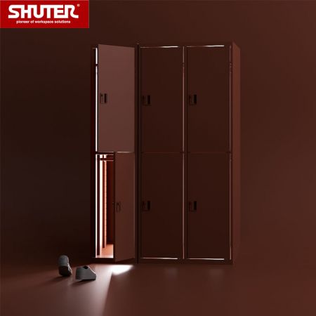 SHUTER Metallschrank mit 3 Türen