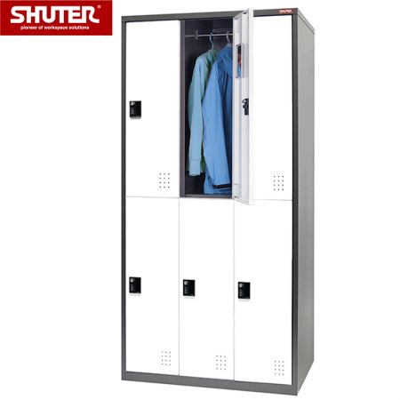 Металлический шкаф SHUTER для одежды