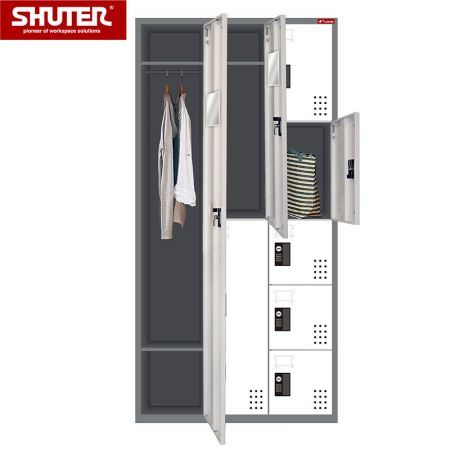 Металлический шкаф для хранения SHUTER с различными конфигурациями