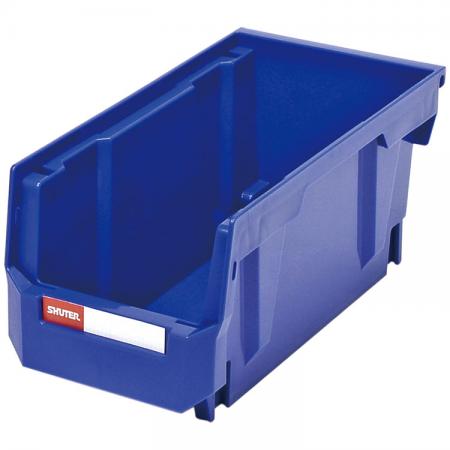 Caixa de empilhar, encaixar e pendurar de 2,7 litros para armazenamento de peças. - Empilhe ou pendure essas caixas de pequenas peças industriais para um armazenamento perfeito no espaço de trabalho.