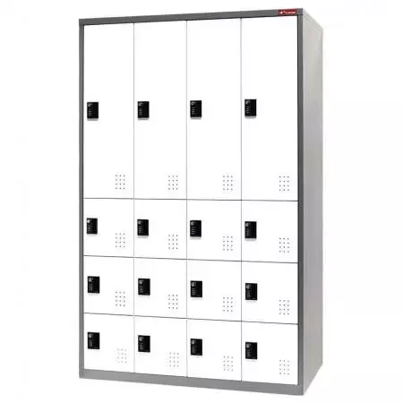 Kabin Locker Logam dengan Beberapa konfigurasi, 16 Kompartemen - Kabin Penyimpanan Logam dengan Beberapa konfigurasi, 16 Kompartemen