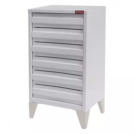 Lemari Lantai SOHO dengan 6 laci dalam dan Kaki Metal - Lemari arsip kantor SOHO yang memiliki bodi baja dan laci untuk kekuatan serta kaki untuk kenyamanan dan penampilan yang baik.