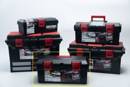 다양한 종류의 11L 중장비 도구 상자