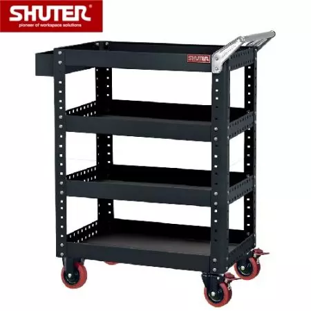 Tool Cart with 4 Shelves, Height 1,070 mm - Tool Cart with 4 Shelves, Height 1,070 mm