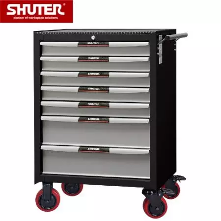 Professional Two-Tone Tool Chests for Use in Workspaces - 975mm Height with 7 Drawers and 5" PP Casters - High strength tool cabinet with high durability for heavy loading.