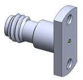 PRISE DE PANNEAU 0,8 mm 2 TROUS pour ligne de strip PCB - 145GHz - Prise de panneau femelle 0,8 mm, bride à 2 trous, lancement de ligne de strip PCB, DC-145GHz