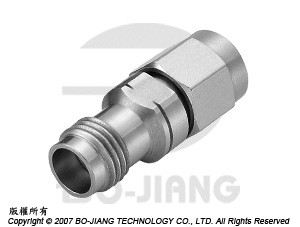 Adaptador 1.85mm JACK PARA 2.92mm (K) PLUG - Adaptador 1.85mm Jack para Plug K (2.92mm)