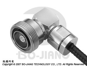 CONECTOR FÊMEA DE ÂNGULO RETO 7/16 - Conector Fêmea de Ângulo Reto 7/16