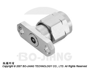 1.85mm (V Band) PLUG Flange mode Recept Type with 2 Holes - 1.85mm Male Panel Recept