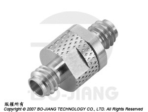 1.0毫米母端對母端微波射頻同軸轉接器 - 1.0毫米母對母轉接頭
